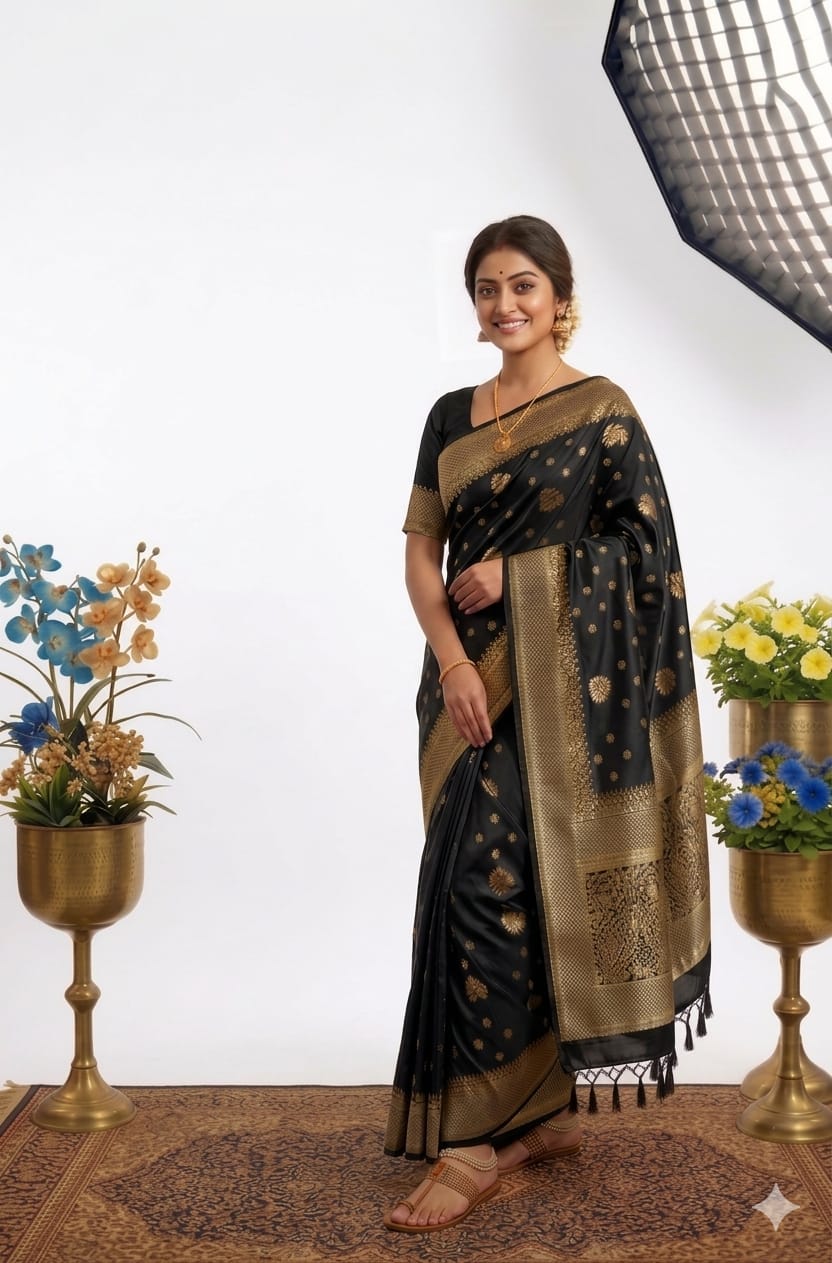 Japani Silk Sharee with Blouse Piece